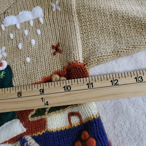 Hand Made Peruvian Knit Sweater Goat Llama Sun 2T 3T Boys Zip Cardigan Jacket - Picture 6 of 7